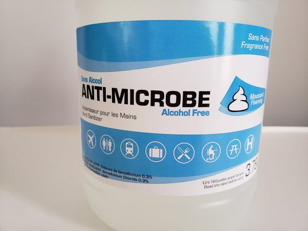 Désinfectant mousse pour les mains