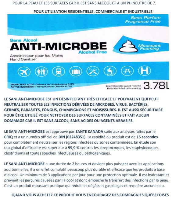Désinfectant mousse pour les mains – Image 2